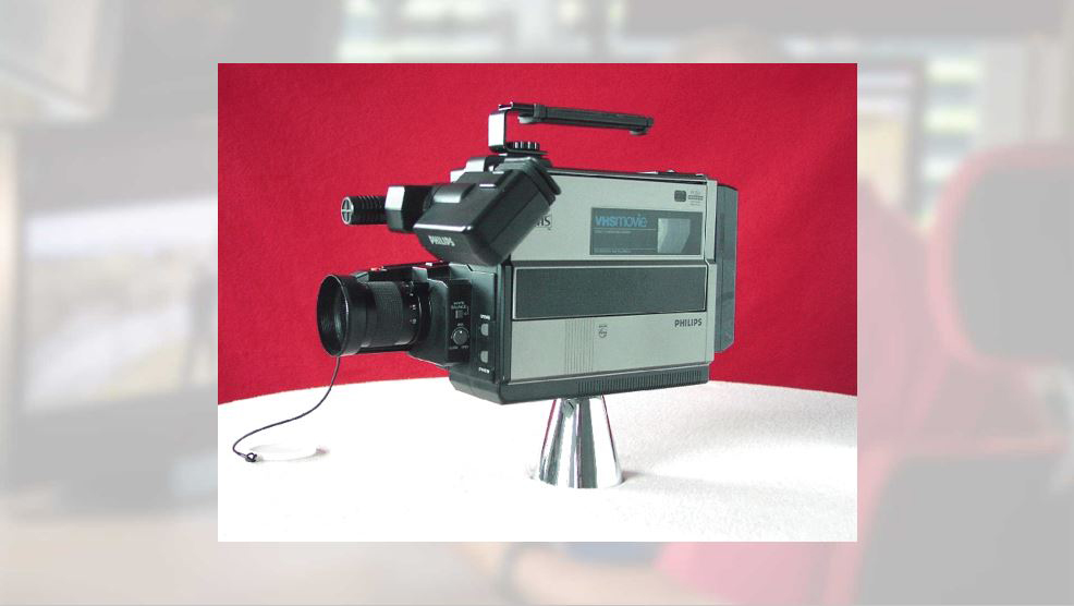 VHS-Videokamera aus dem Jahre 1985